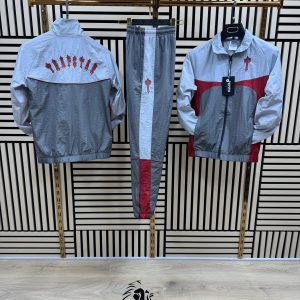 CHANDAL TRAPSTAR GRIS ROJO