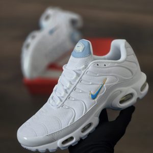 TN BLANCA LOGO Y LENGUETA AZUL