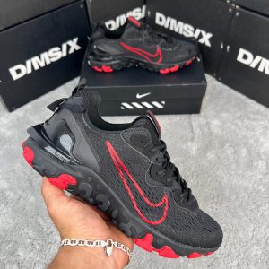 NIKE REACT 2024 NEGRO ROJO