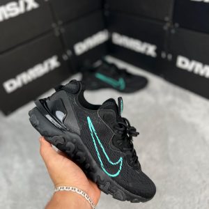 NIKE REACT 2024 NEGRO LOGO AZUL