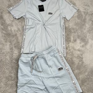 CONJUNTO VERANO EA7 ARMANI GRIS
