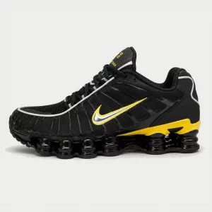 SHOX NEGRA LOGO AMARILLO