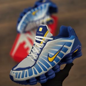 SHOX AZUL LOGO AMARILLO