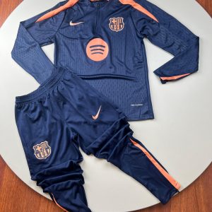 CHANDAL FC BARCELONA 2025-2026 AZUL NARANJA