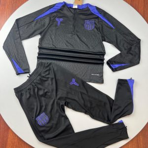 CHANDAL FC BARCELONA 2025-2026 NEGRO AZUL
