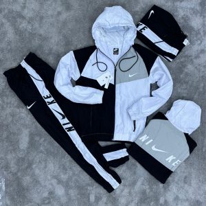 CHANDAL NIKE RETRO BLANCO NEGRO