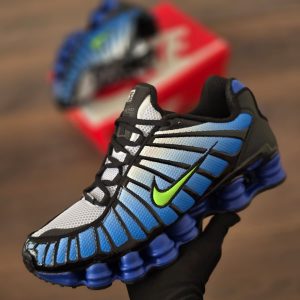 SHOX AZUL LOGO VERDE