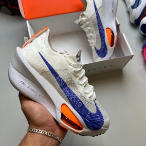 NIKE AIR ZOOM ALPHAFLY BLANCO LOGO AZUL