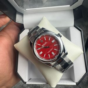 RELOJ ROLEX ROJO METALICO