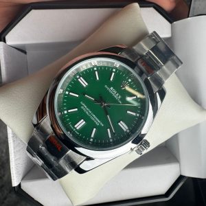 RELOJ ROLEX VERDE METALICO