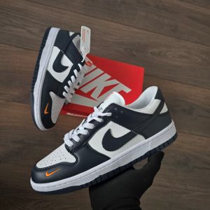 NIKE DUNK AZUL LOGO NARANJA