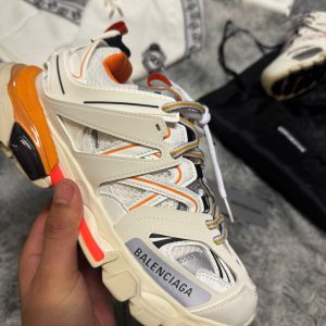 BALENCIAGA TRACK SIN LED BLANCO NARANJA