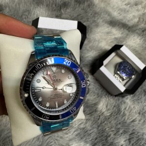 RELOJ ROLEX DETALLE NEGRO AZUL