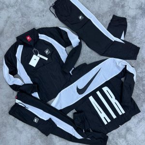 CHANDAL NIKE AIR NEGRO GRIS CLARO