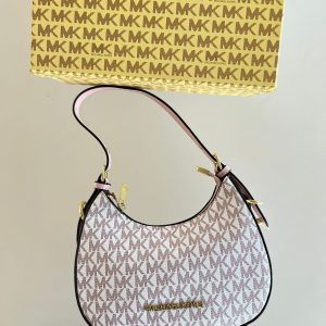  BOLSO MICHAEL KORS ROSA BLANCO CHIC
