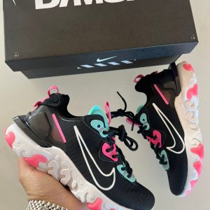 NIKE REACT NEGRO POP TELA INVIERNO