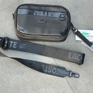 BOLSO DE MANO CON CINTURA LACOSTE NEGRO