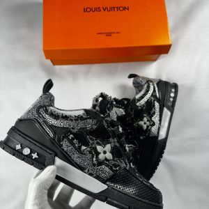 LOUIS VUITTON SKATE  DIAMANTE NEGRA GRIS