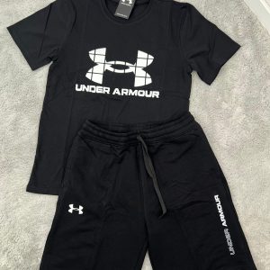 CONJUNTO VERANO UNDER ARMOUR NEGRO GRID EDITION