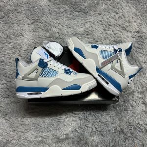 JORDAN RETRO 4 BLANCA AZUL