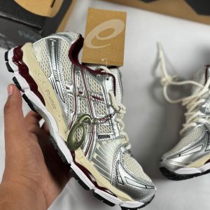 ASICS GEL NYC BEIGE ROJO