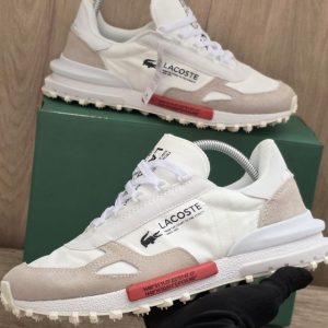 LACOSTE BLANCA CON ROJO