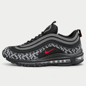 AIR MAX 97 NEGRA LOGO ROJO LOGOS NIKE